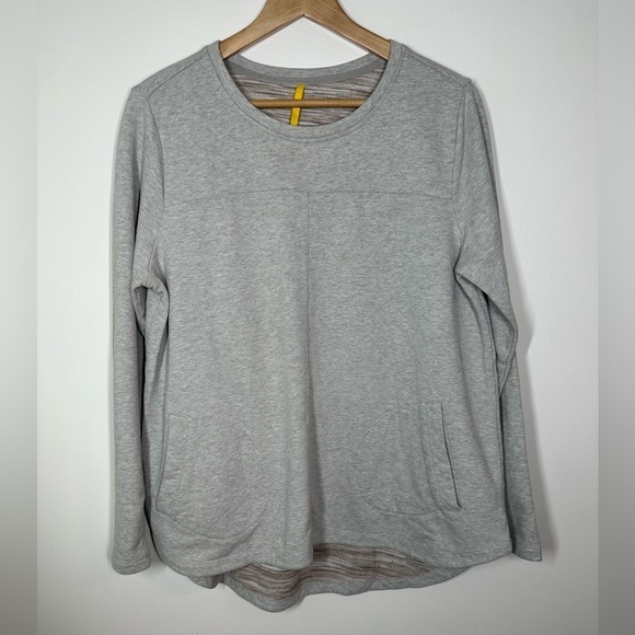 LOLE Light Grey French Terry Pullover Size XL - Picture 1 of 6